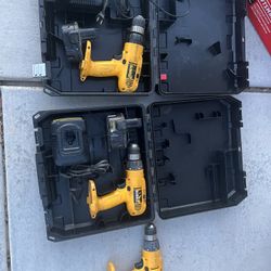 14.4V Dewalt Drills - 2avail $25 Each