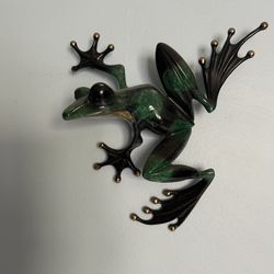 Tim Cotterill Bronze Frog Wall Sculpture