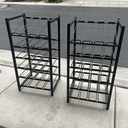 24 Bottle Stacking Wine Rack (2) 