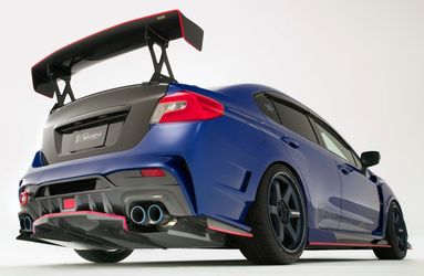 Vris style Rear Bumper for 2015+ sti frp