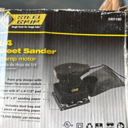 1/4 Sheet Sander 1.5 Amp Motor