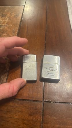Vintage zippos. 1960/1968