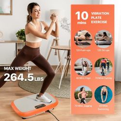 Vibration Plate Exercise Machine for Weight Loss Fitness Equipment, Vibration Plate Platform for Home Fitness,Lymphatic Drainage Shaking Full Body Sha