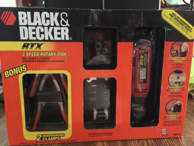 Black and Decker Rotary tool New RTX-6