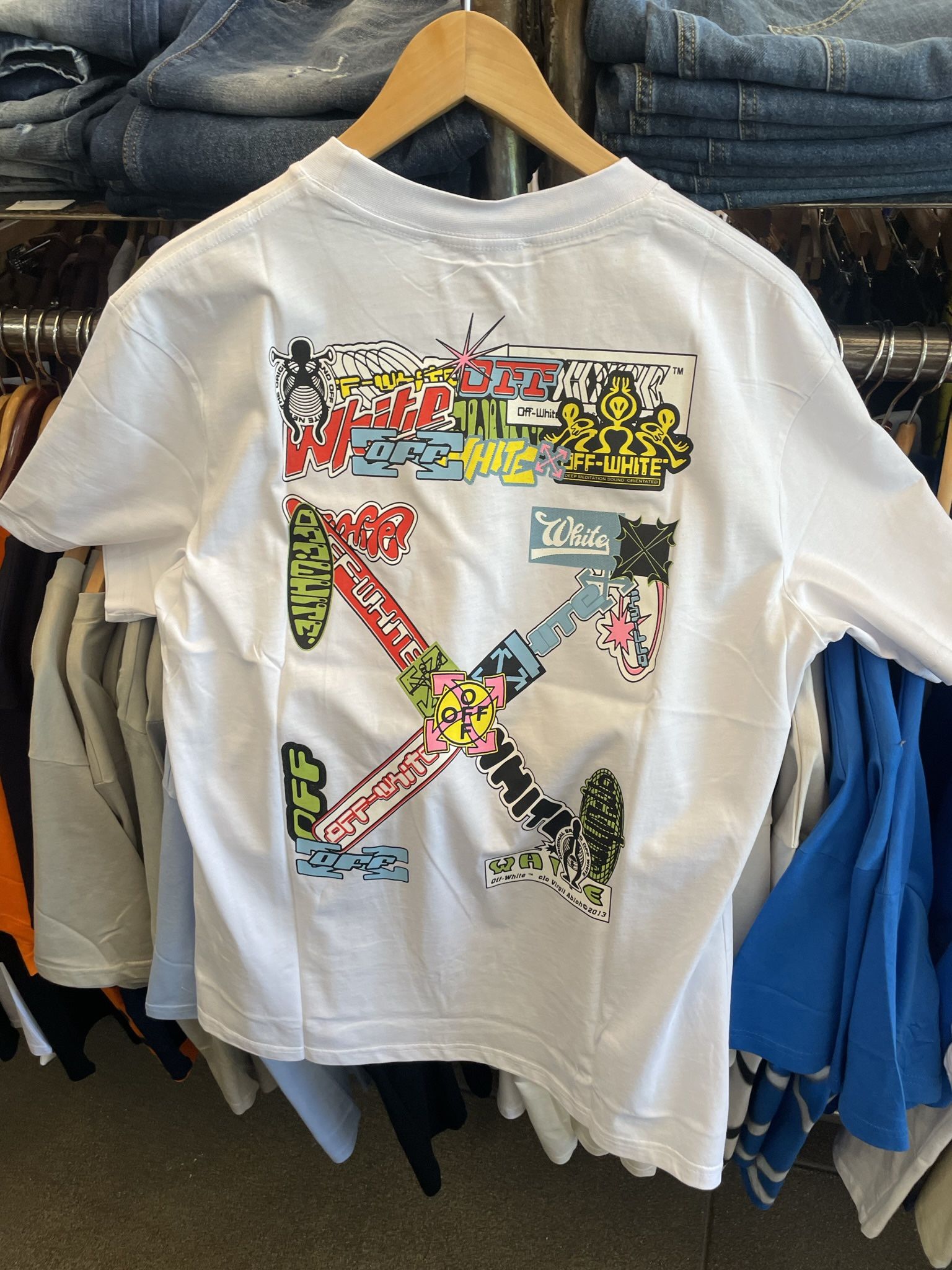 Off White T Shirt Sizes Available Small To XL