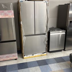 Samsung 32’ Wide French Door Refrigerator Stainless Steel 