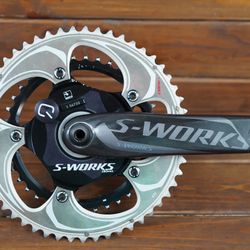 172.5mm 53/39T BB30 Specialized S-WORKS Quarq Power Meter Crankset