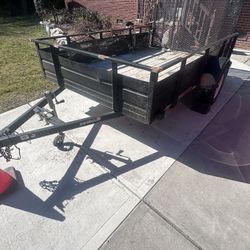 6x10 Utility Trailer with Ramp Gate - Single Axle 