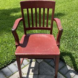 Antique Bankers Chair