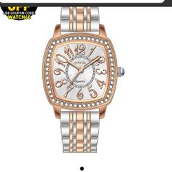 Invicta Wildflower Women’s Watch – 31mm Two-Tone / Crystal Bezel