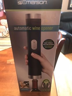 Electric wine opener!