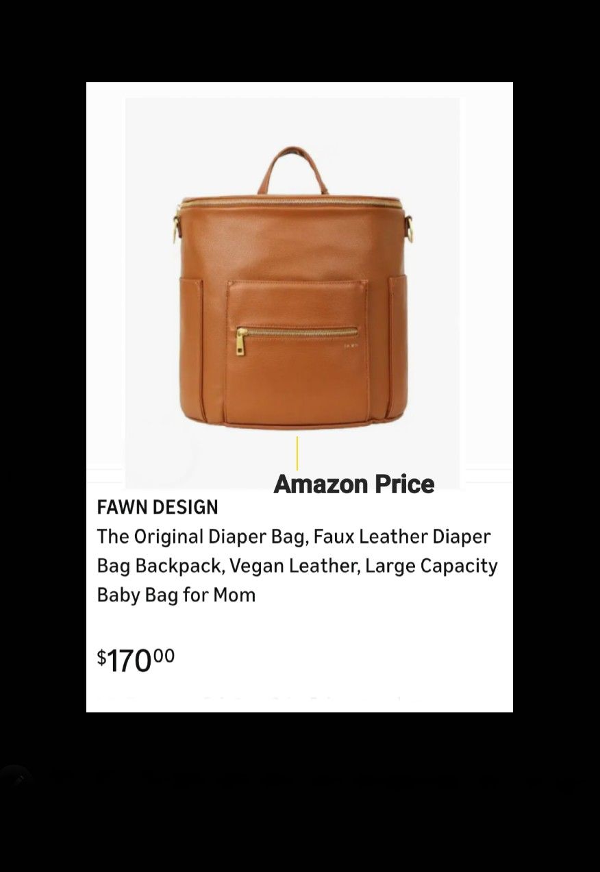 Fawn diaper Bag 