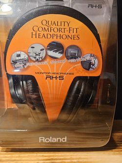 Roland RH-5 Quality Monitor Headphones (Brand New / Factory Sealed)