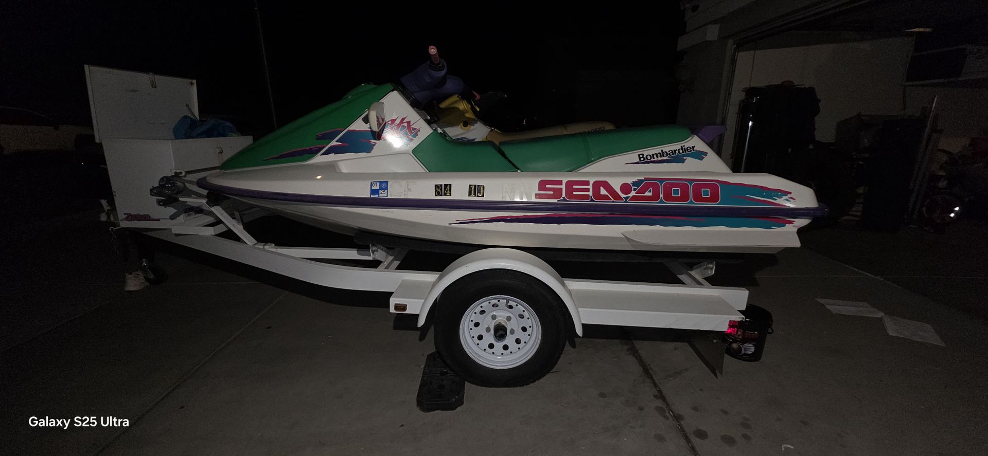 2 Sea-Doo XP Jet Skis + Double Trailer – Both Run Great