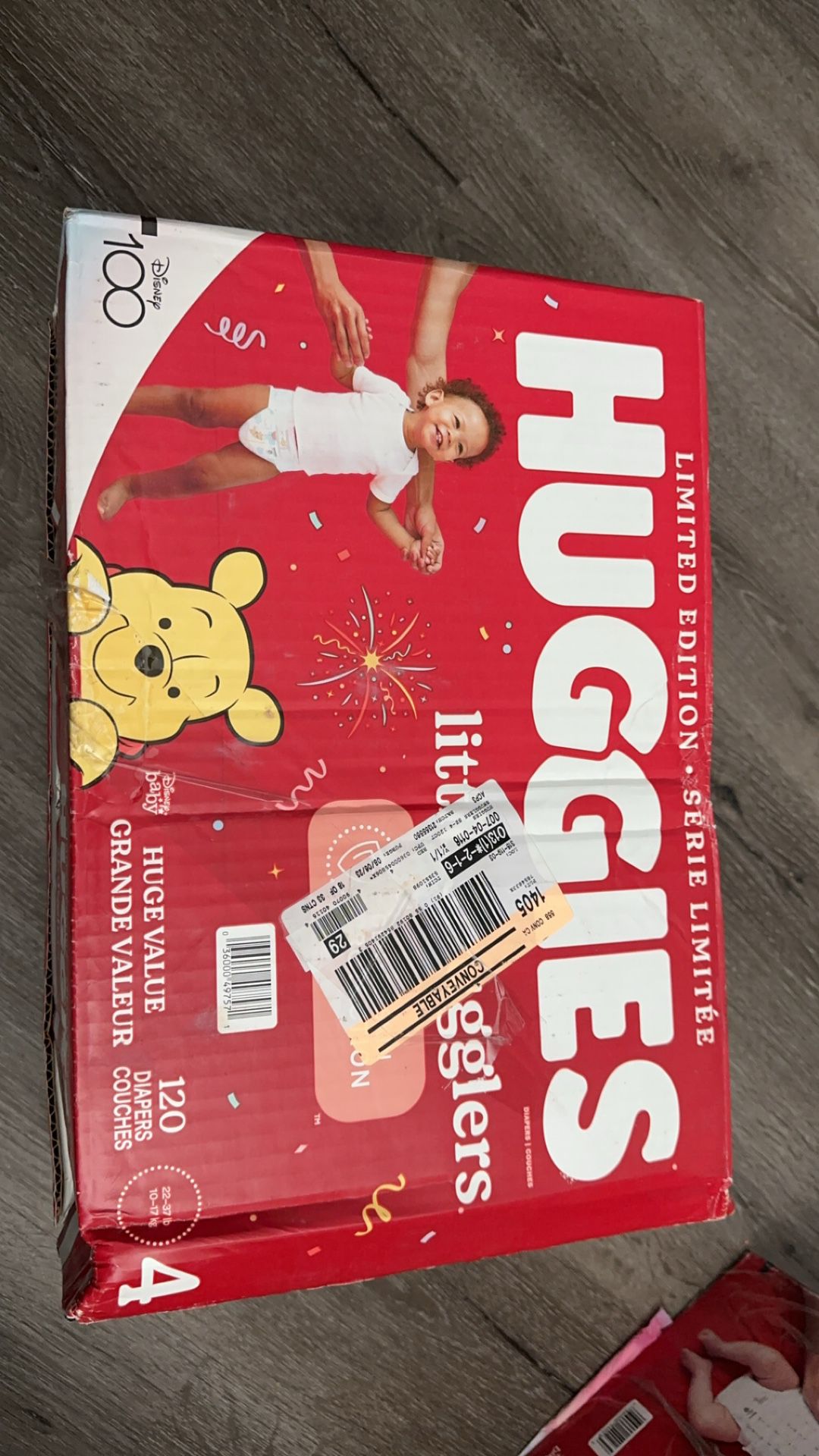 huggies little snugglers size 4 120 count
