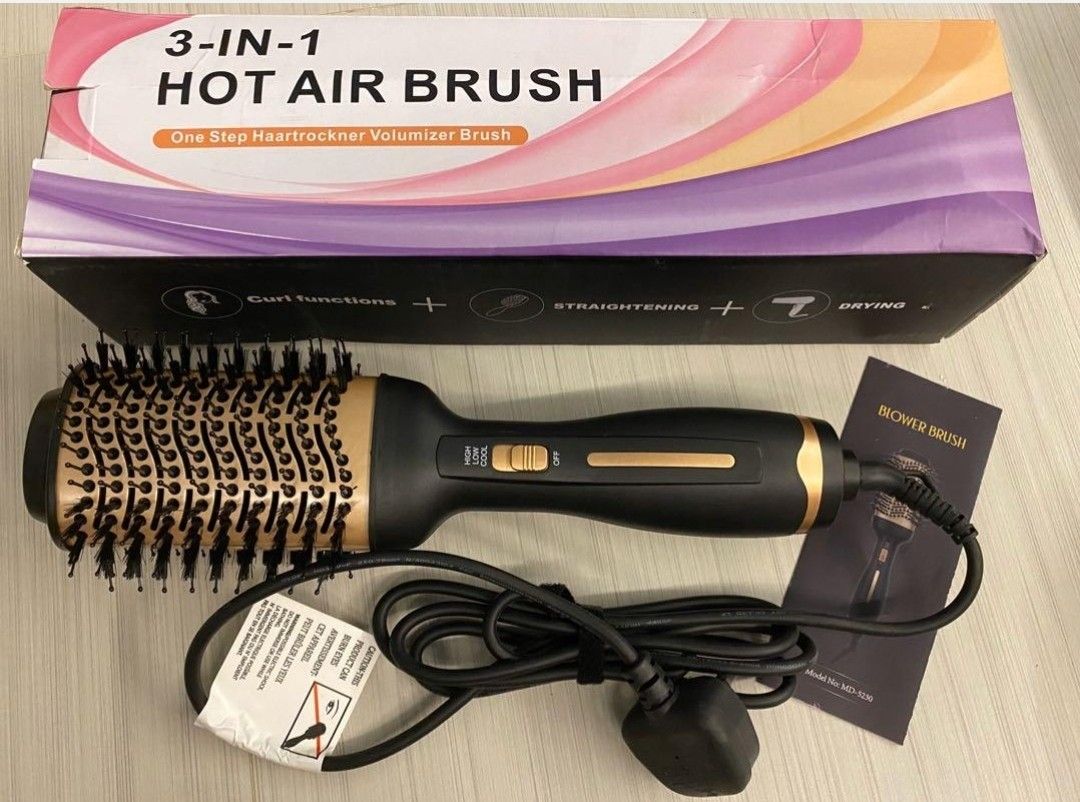 Hot Air Brush 3-in-1