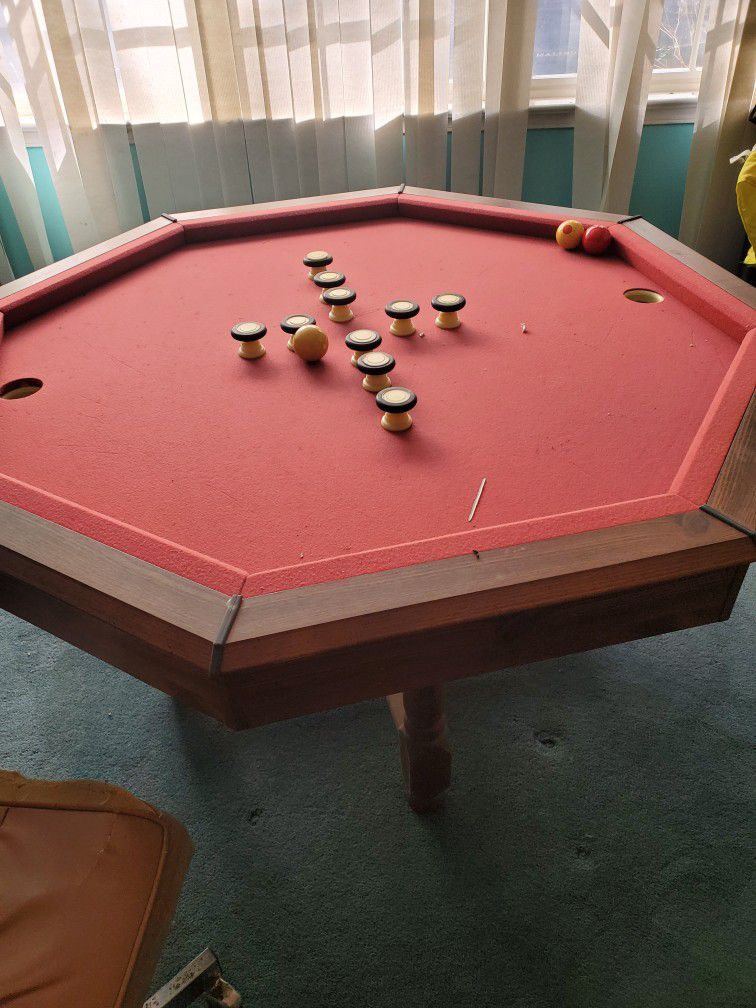 Octagon Pool Table With Cover
