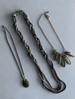 Metal Necklaces (3) Total