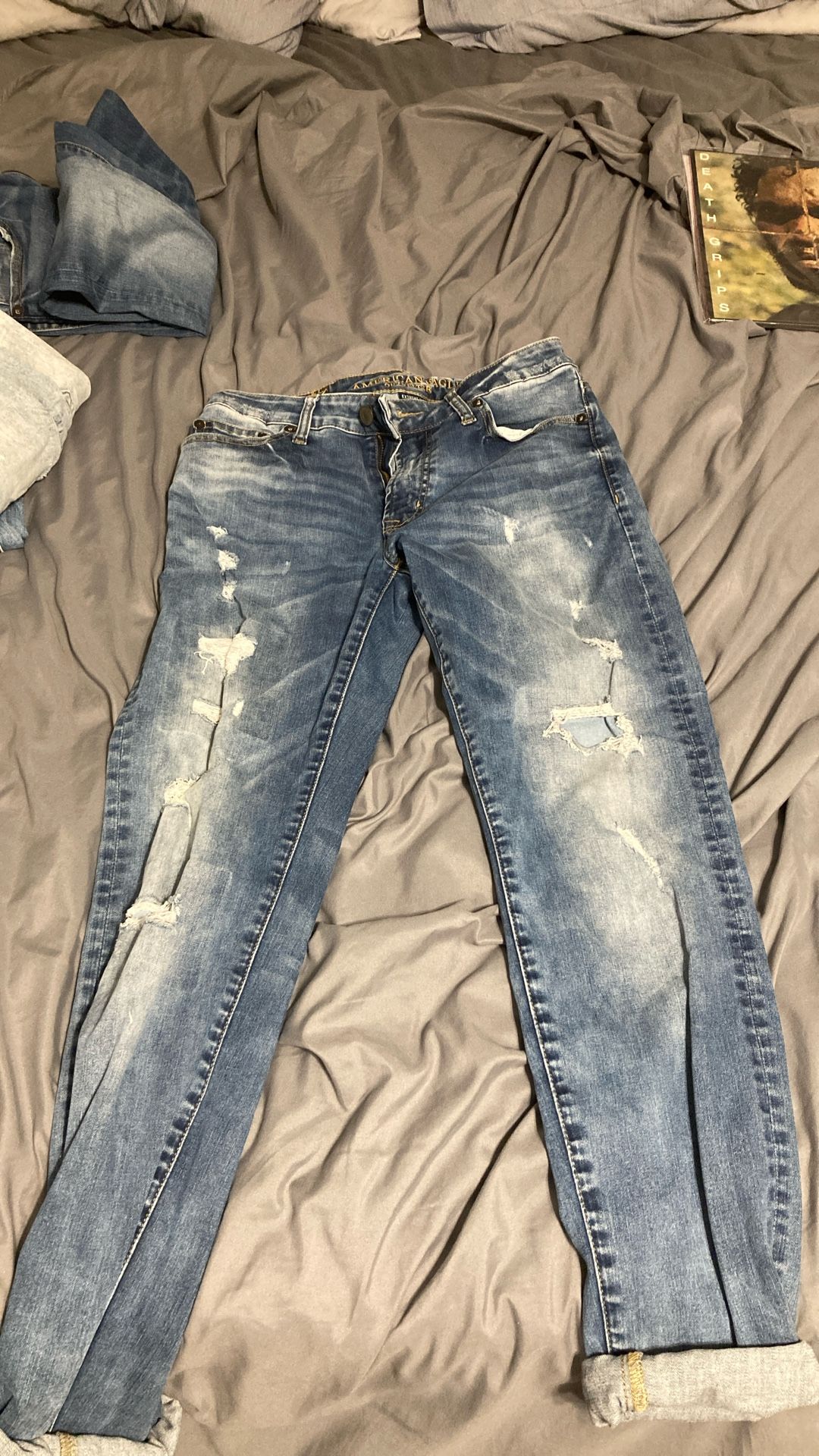 American Eagle Ripped Skinny Jeans