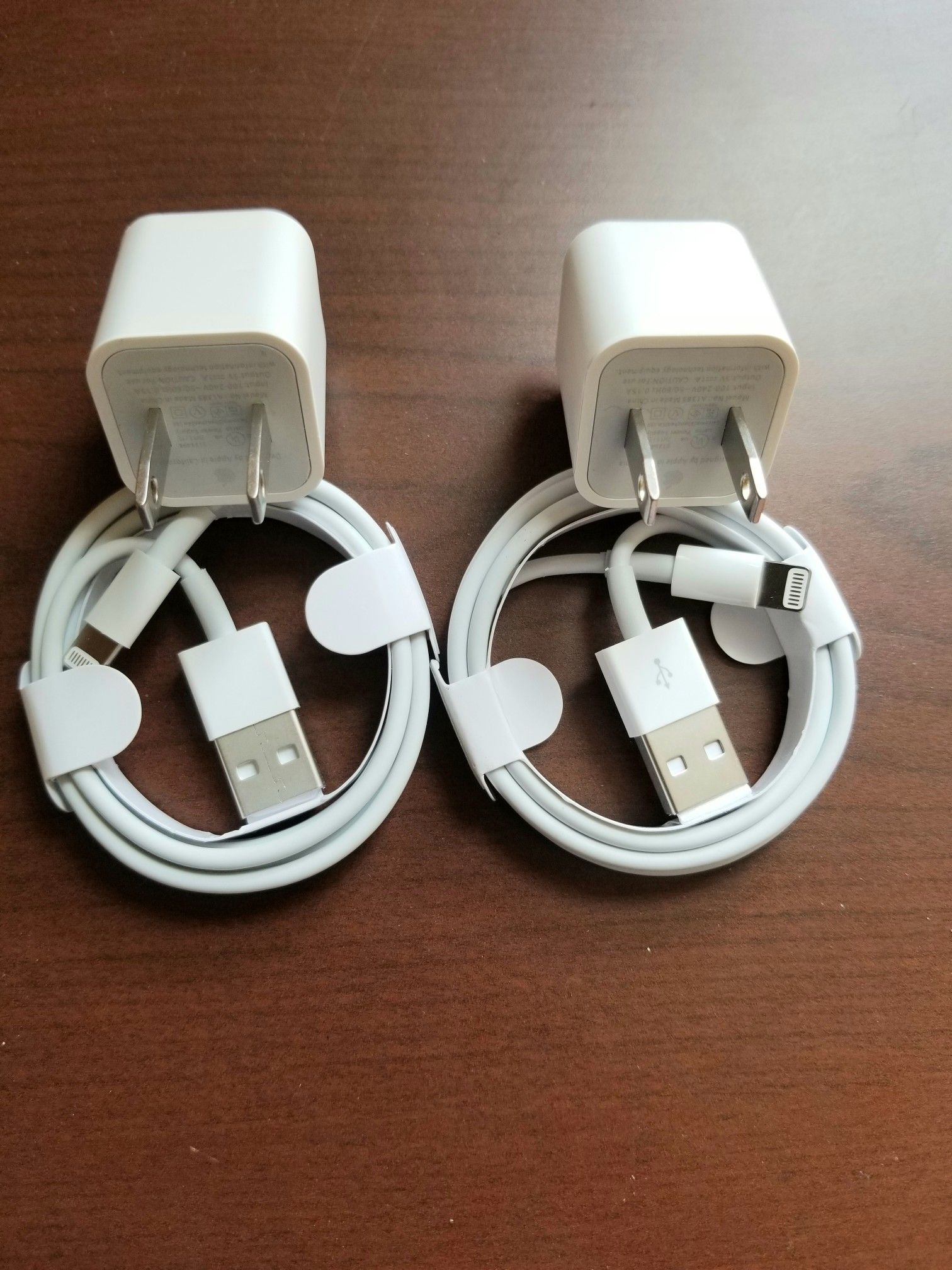 2 brand original apple chargers