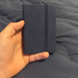 Navy Blue Mini Notebook 