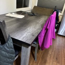 Dining Table With 4 Chairs And Bench