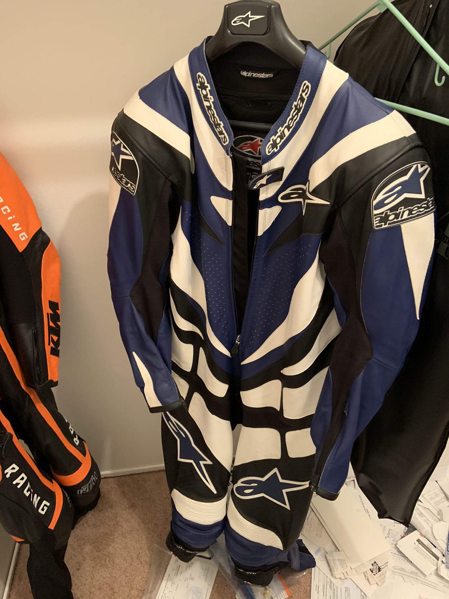 Alpinestar racing suit worn once