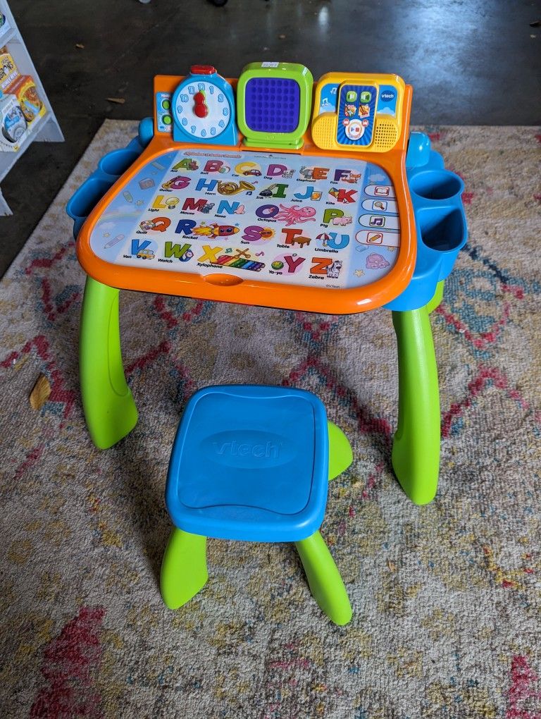 Leapfrog Learning Activity Desk Alphabet Time And More