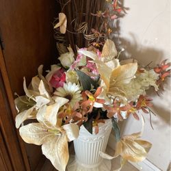 Fake Flowers And Vase