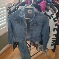 Old Navy Girls Jean Jacket Size 10-12