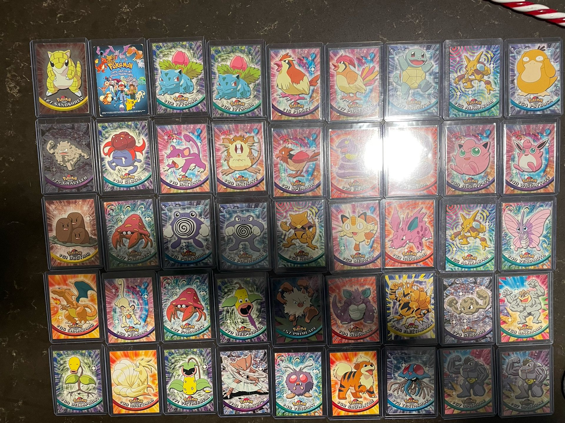 Vintage Topps Pokemon Cards