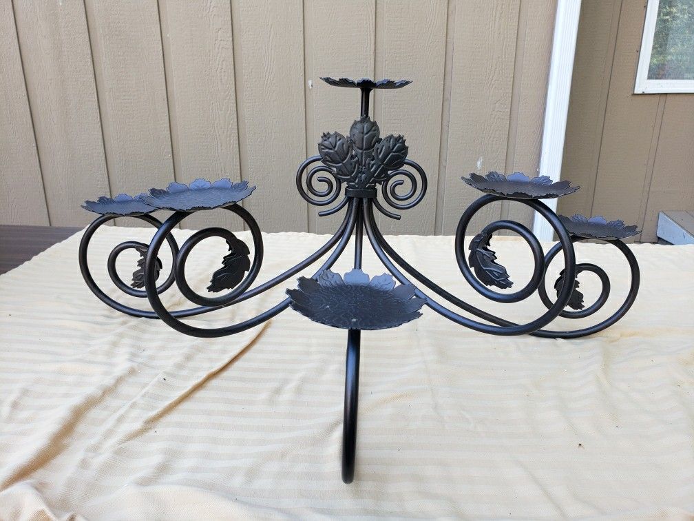 Partylite Metal Leaf Candle Holder
