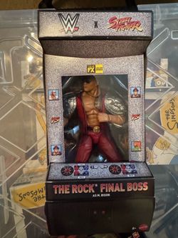 WWE the Rock as M. bison