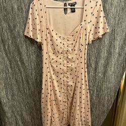 Hot Topic, Pink Dress With Skulls