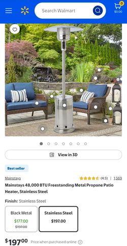 7 feet patio heater  stainless steel
