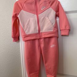 Nike Pink Track Suit 12M