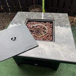 Outdoor Fire Pit/heater Propane 🔥 Fogata Moderna de Patio