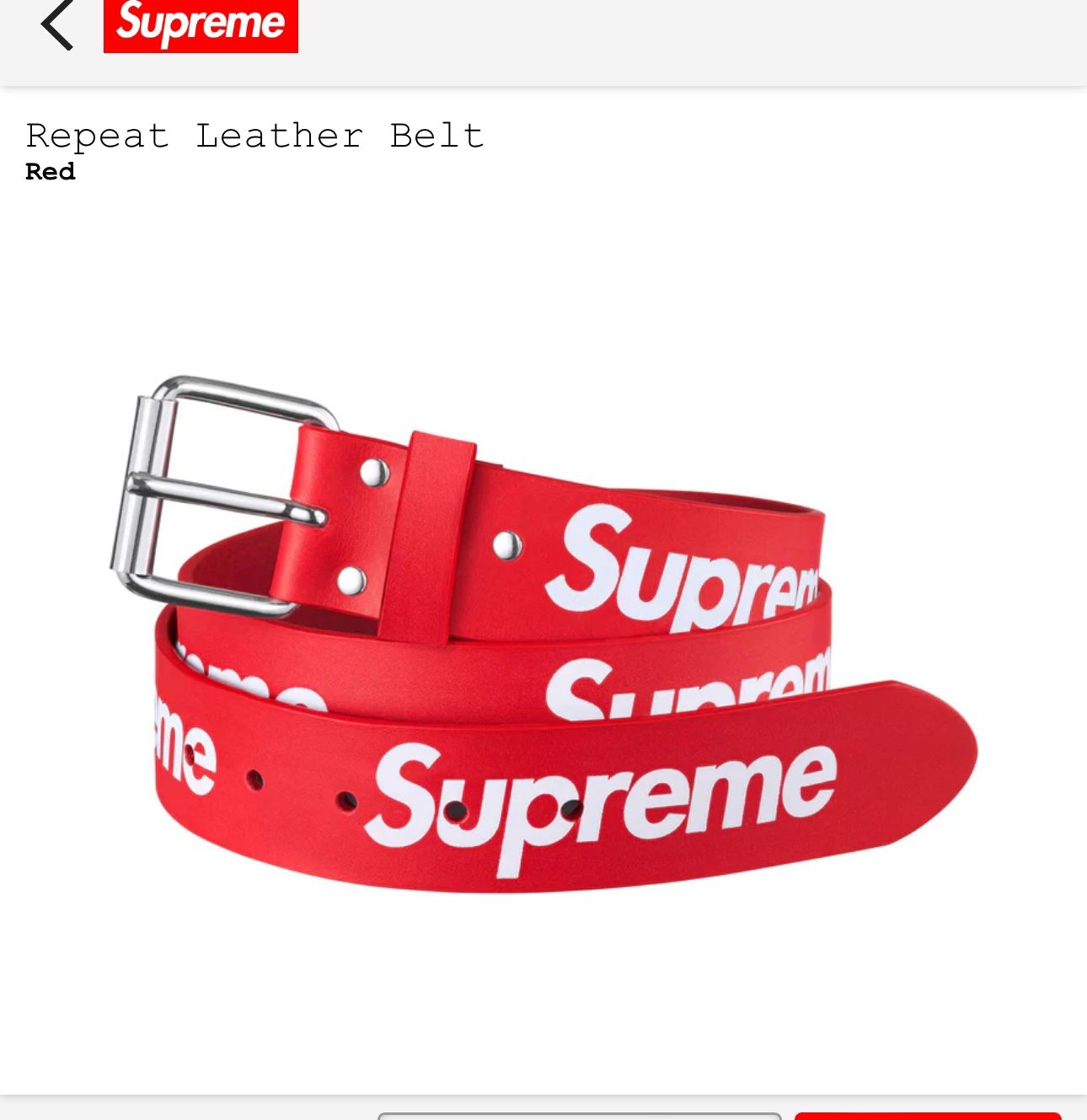 Supreme Belt
