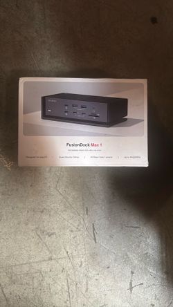 iVANKY FusionDock Max 1, 20-in-2 Thunderbolt 4 Docking Station Only for M1-M5 Pro/Max MacBook, Quad 6K or Dual 8K Display, 40Gbps Dock with 4 Downstre