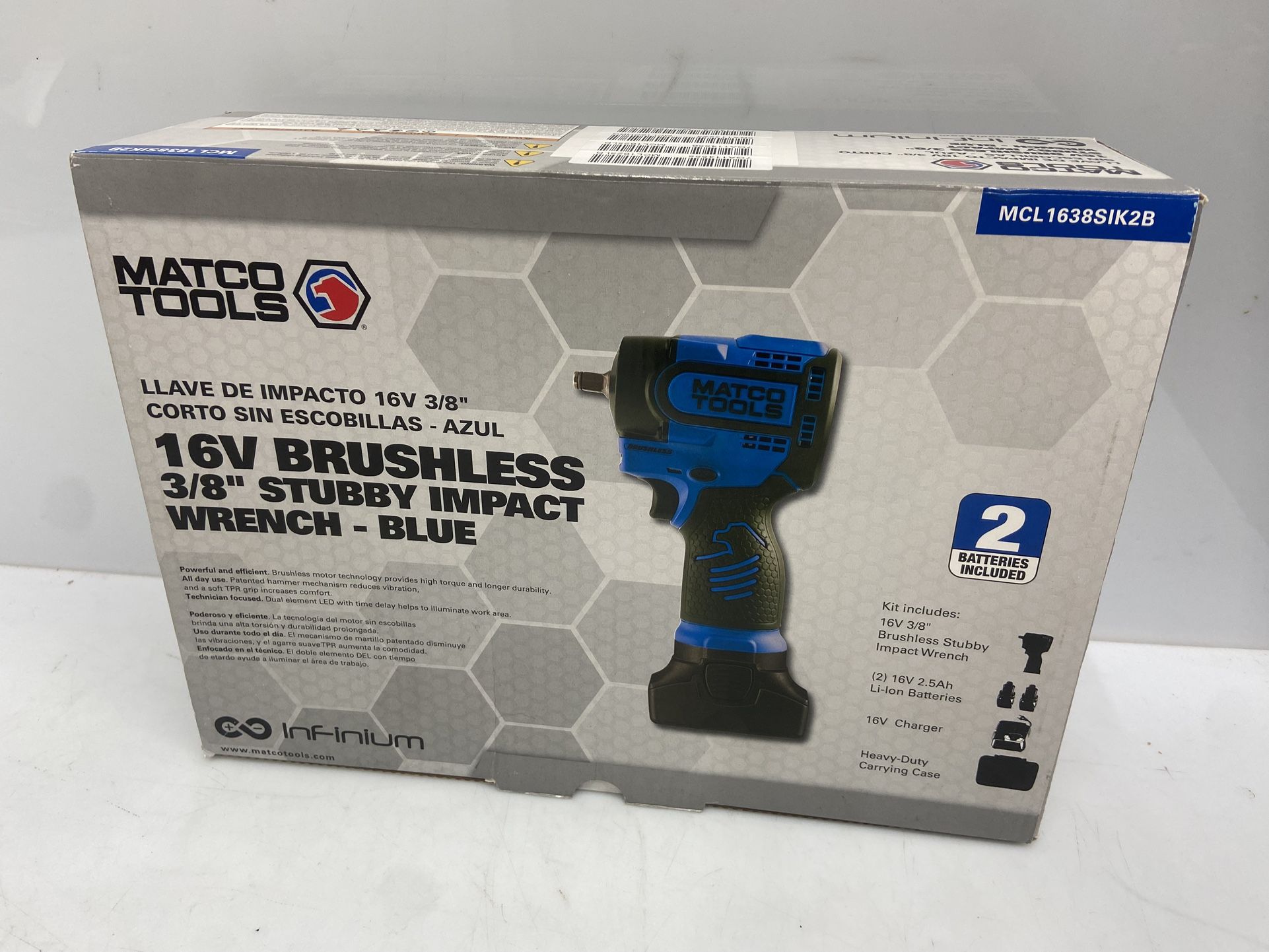 Matco tools 16V 3/8” brushless impact wrench