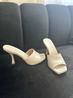 Express White Heels