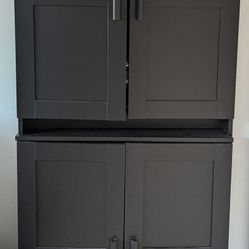 Two Storage cabinet with doors