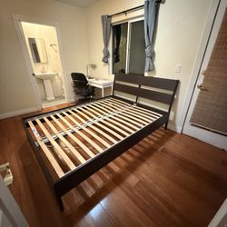 Queen Size IKEA Bed  In Great Condition Like New 