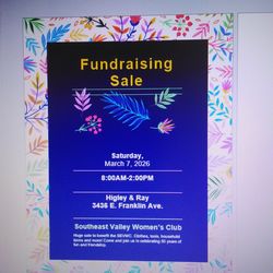 Huge Fundraising Sale