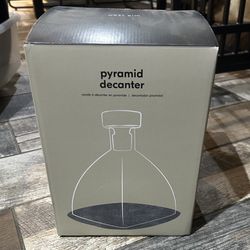 West Elm Pyramid Decanter 48oz