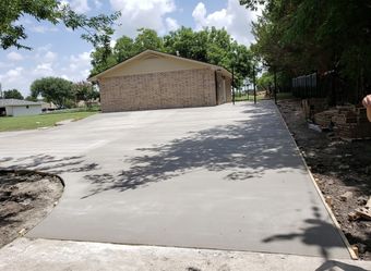 concrete base