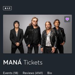 Mana Concert Saturday May 27