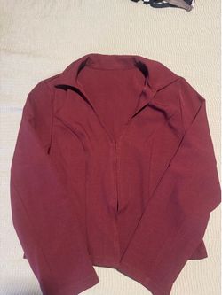 Burgundy Shirt