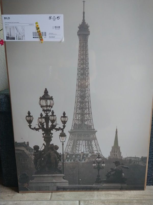 Ikea's 2 Large Eiffel Tower N Paris France Poster New!!! 20"X28"