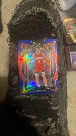 Reed Sheppard Panini Select Rookie Card Rockets